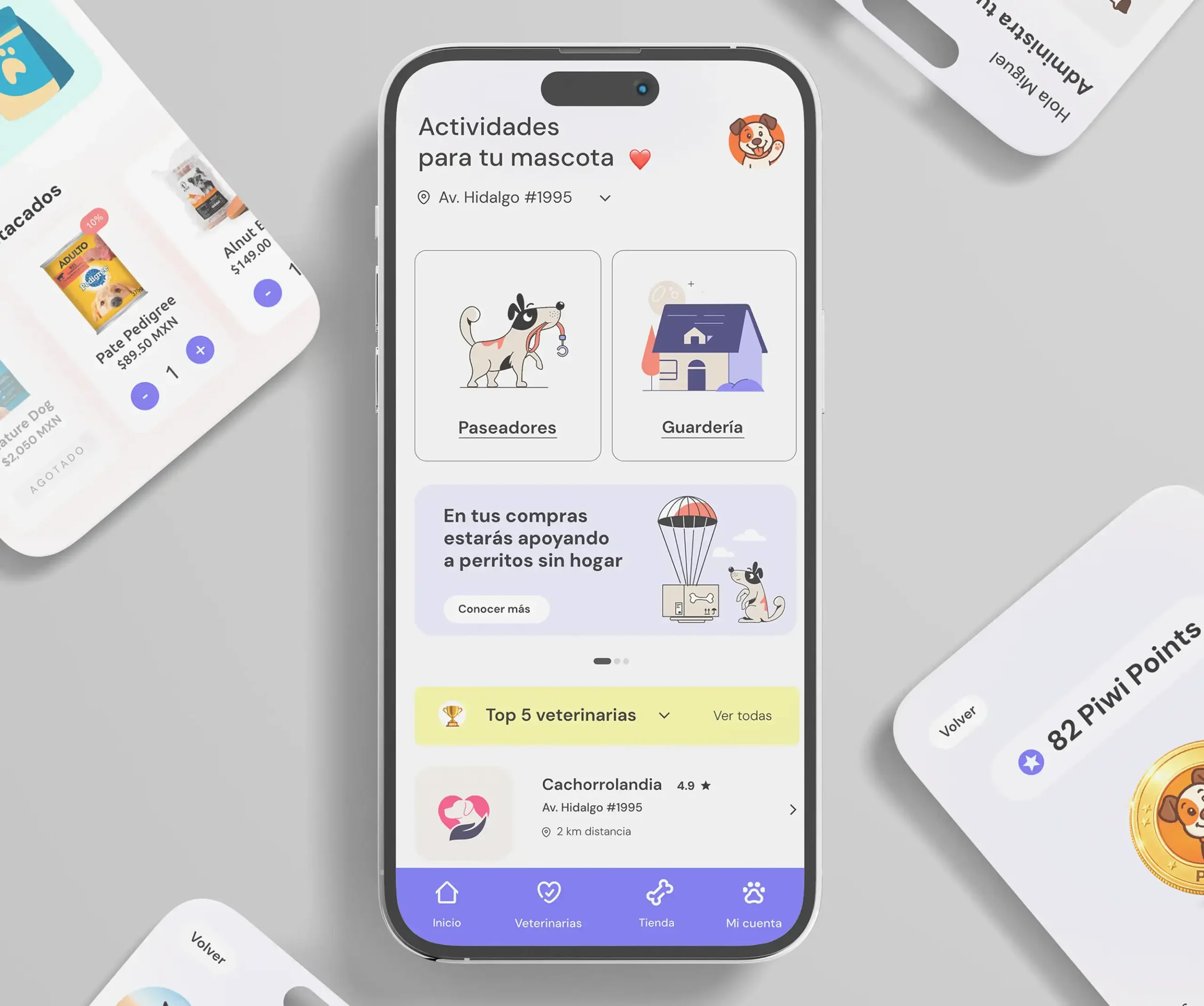 Desarrollo de app on demand para mascotas: dos apps nativas conectadas, una para el cliente y otra para el prestador de servicios